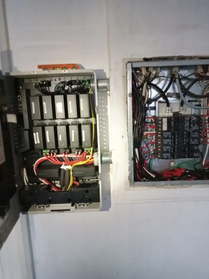 Electrical panel upgrade completed for Security Camera Wiring in Winter Gardens